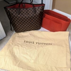 Authentic Louis Vuitton Neverfull MM Damier Ebene